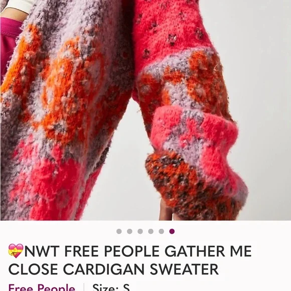 Free people gather me close cardi NWT - Picture 6 of 7